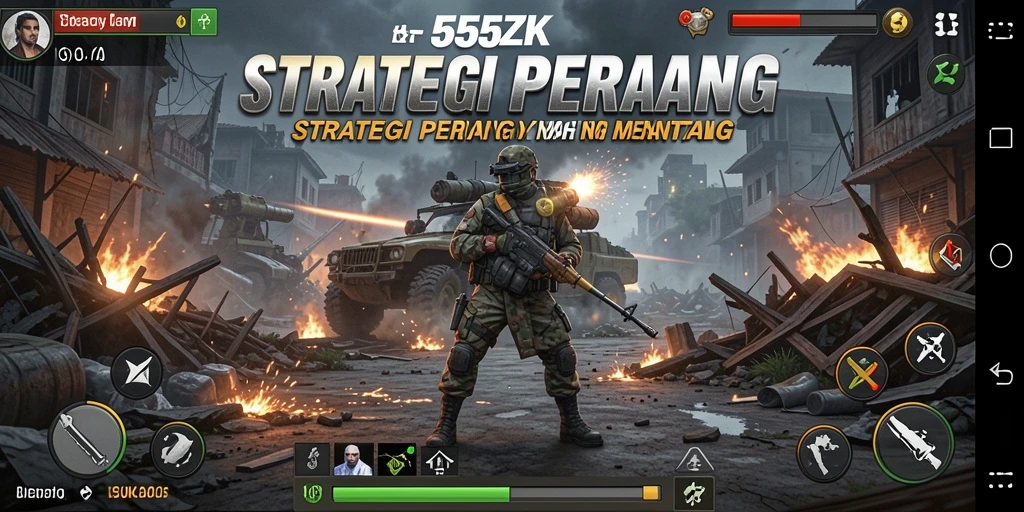 Screenshot gameplay 555ZK menunjukkan aksi strategis yang mendebarkan.