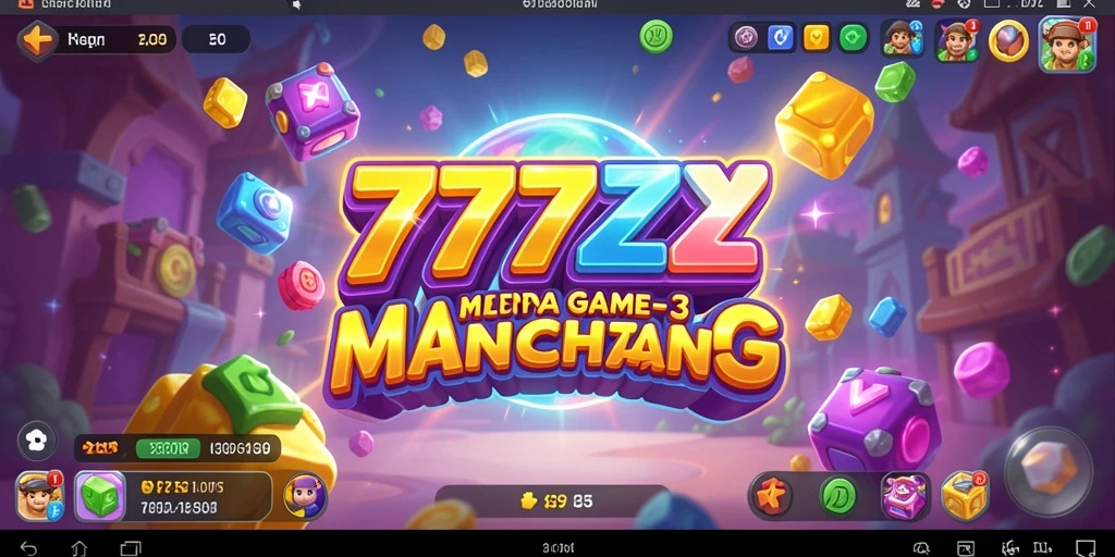 Screenshot 777ZX menampilkan gameplay seru Match-3 yang menantang.