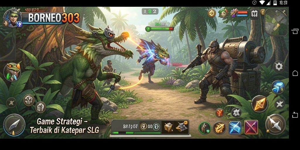 Gameplay menarik dari BORNEO303 yang menunjukkan strategi pertempuran.