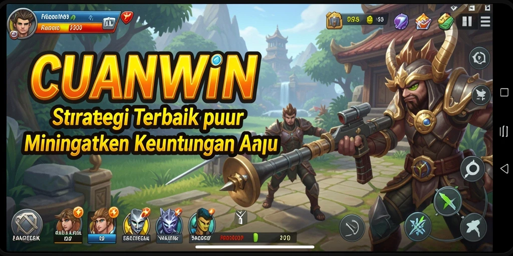 Tampilan gameplay CUANWIN yang strategis dan menarik.