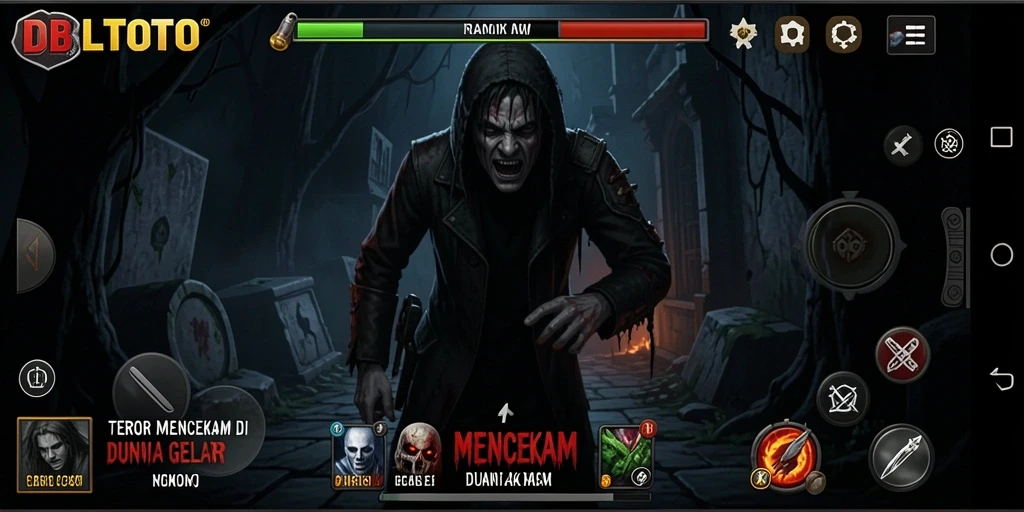 Gameplay mencekam di dalam kegelapan dengan elemen horor yang kuat.