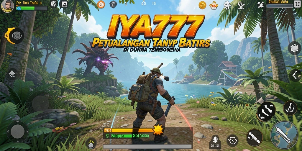 Tangkapan layar gameplay IYA777 menampilkan eksplorasi dunia terbuka yang luas.