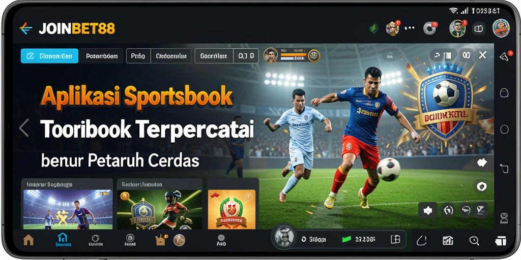 Tangkapan layar JOINBET88 menampilkan tampilan taruhan olahraga yang menarik.