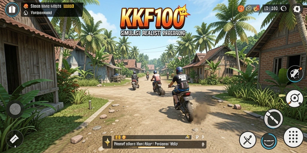 Tampak gameplay menarik dari KPK100 di dalam simulasi kehidupan.