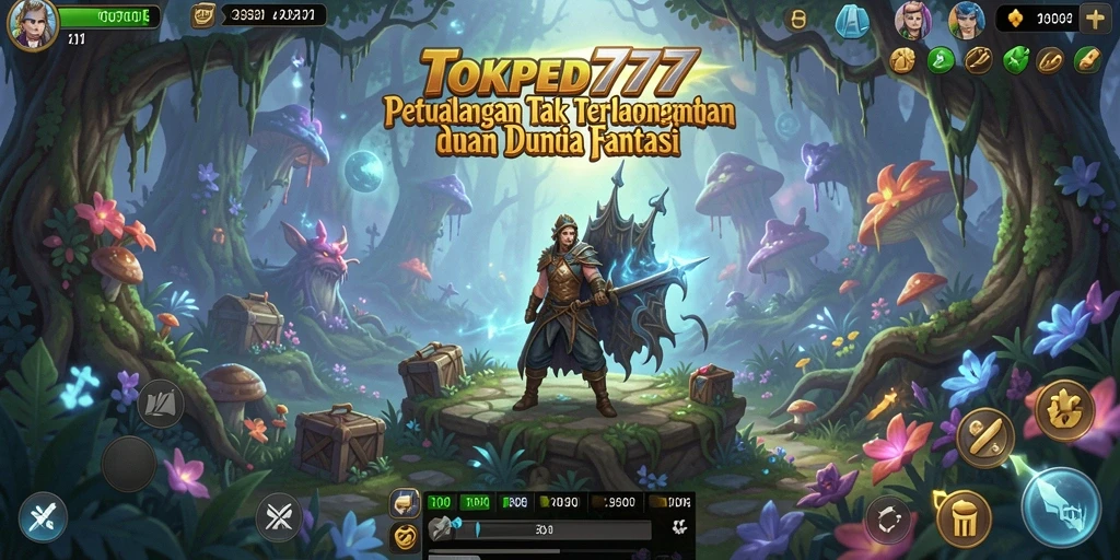 Tangkapan layar TOKPED777 menampilkan gameplay mendebarkan dari petualangan fantastis.